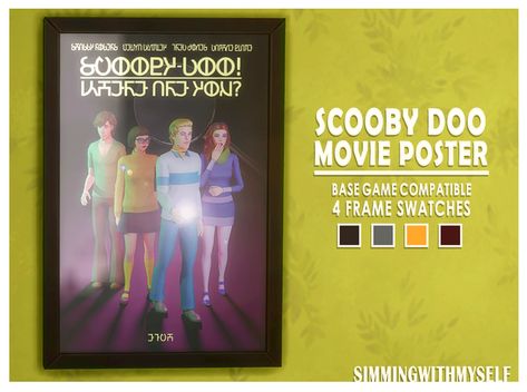 Scooby Doo Movie Poster, Shaggy Scooby Doo, Sims 4 Maxis Match, Los Sims 4 Mods, Cc Top, Scooby Doo Movie, Shaggy And Scooby, Maxis Match Cc, Game Movie