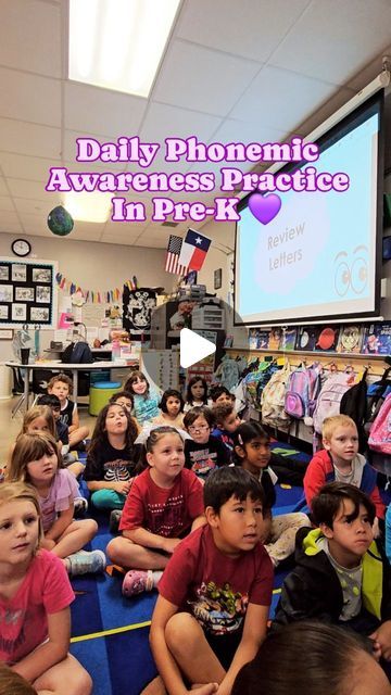 Lindsay Budnik ♡ Pre-K Teacher on Instagram: "My Pre-K friends love a challenge when we are doing our daily Phonemic Awareness practice with Heggerty 💜 This daily oral PA practice translates right over to their decoding skills and proves successful!!" Heggerty Phonemic Awareness Preschool, Phonemic Awareness Activities Preschool, Heggerty Phonemic Awareness, Pre K Teacher, Phonemic Awareness Activities, Phonics Instruction, Reading Teacher, Phonemic Awareness, Friends Love