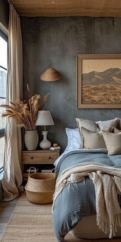 Tuscan Bedroom, Mom Bedroom, Barn Remodel, Moose Lodge, Earthy Bedroom, Modern Luxury Bedroom, Hotel Bedroom, Stil Boho, Bedroom Refresh