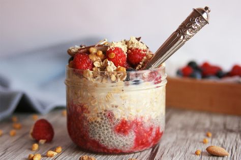 Overnight Sprouted Rolled Oats, Sprouted Rolled Oats Recipes, Sprouted Oats Recipes, Sprouted Rolled Oats, Sprouted Oats, Rolled Oats Recipe, Overnight Recipes, Overnight Oatmeal Recipes, Overnight Oatmeal