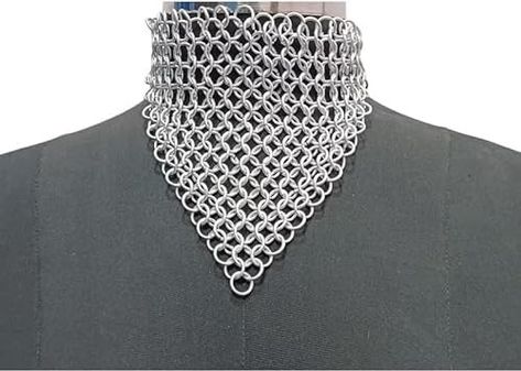 Amazon.com: aluminum chainmail jewelry Anodized aluminum chainmail jewelry Butted chainmail jewelry Neck band jewelry Women's jewelry Aluminum maille neckband necklace : Handmade Products Chainmail Jewelry, Neck Jewellery, Band Jewelry, Chain Mail, Anodized Aluminum, Handmade Products, Necklace Handmade, Women's Jewelry, Shoe Jewelry