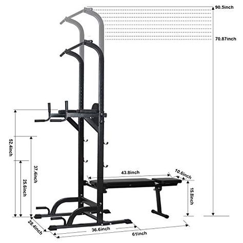 Sit Up Bench, Power Towers, Home Made Gym, Home Office/gym, Outdoor Gym Equipment, Backyard Gym, Workout Stations, Gym Plan, Dip Station