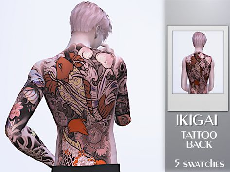 Sims 4 Cc Yakuza Tattoo, Sims 4 Japanese Tattoo Cc, Sims 4 Chinese Tattoo, Sims 4 Yakuza Tattoo, Yakuza Sims 4 Cc, Sims 4 Back Tattoo Cc, Sims 4 Sleeve Tattoo, Sims 4 Yakuza, Sims 4 Back Tattoo