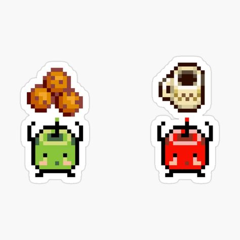 Stardew Valley Stickers, Stardew Valley Junimo, Stickers Printable, Buy Coffee, Stardew Valley, Craft Stickers, Perler Bead Patterns, Perler Bead, Bead Patterns