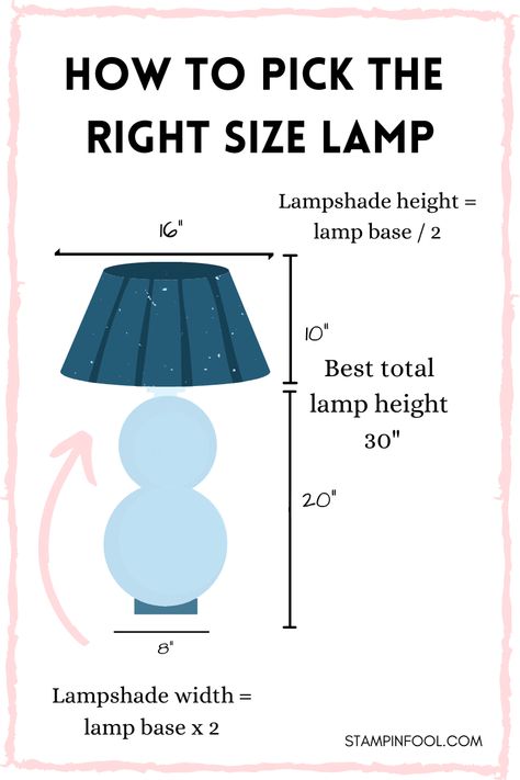 Decorating 101, Bedroom Table, Blue Lamp, Large Lamps, Design Guidelines, Nightstand Lamp, Table Lamps For Bedroom, Simple Rules, Bedside Table Lamps