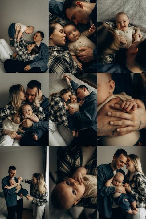 Photoshoot Ideas For Family, Family Home Photoshoot Ideas, Ideas For Family Photoshoot, Family Photoshoot With Baby, At Home Family Photoshoot, Family Home Photoshoot, Photoshoot With Baby, Home Family Photoshoot, Family With Dog