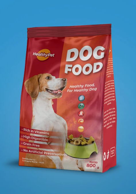 Dog Food Packaging Design, Pet Food Packaging Design, Dog Food Packaging, Pet Food Packaging, Snacks Packaging, Packaging Template Design, Packaging Template, Food Pouch, Food Packaging Design