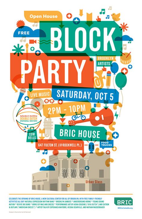 flyer Internship Poster, Block Party Poster, Block Party Flyer, Block Party Invitations, Flyers Design, Bloc Party, Flyer Free, Party Flyer Template, Publicidad Creativa