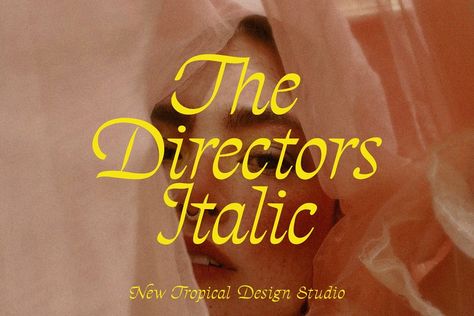 About the Product The Directors is a nostalgic typeface inspired by Wes Anderson film typography. It's an ornate italic that vibes with analogue photography and pastel colour palettes. A unique mix of retro 60s-70s curves and older style calligraphy creates a memorable typeface with a romantic flair .Pair this font with Futura for maximum Wes Anderson effect! Film Typography, Visuell Identitet, Analogue Photography, Wes Anderson Films, Font Inspiration, Tropical Design, Wes Anderson, Marca Personal, Retro Font