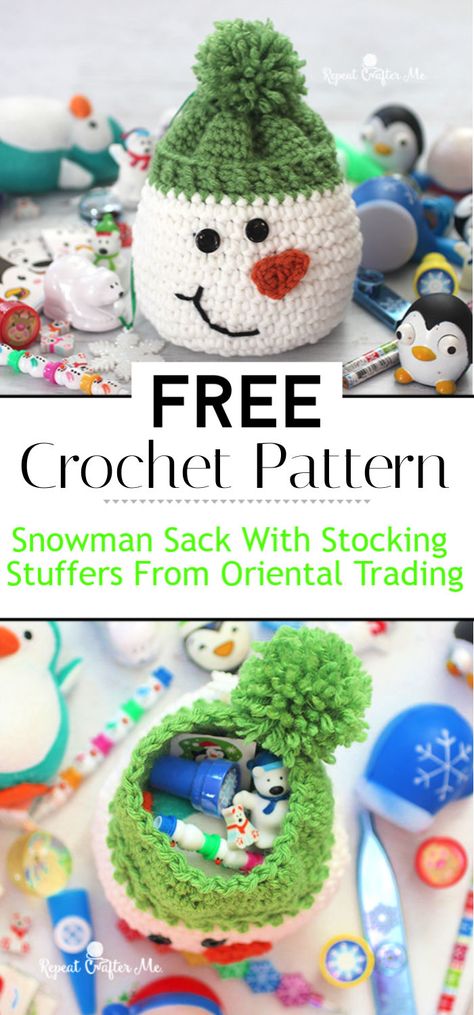 Crochet Drawstring Bags, Crochet Drawstring Bag, Drawstring Bag Pattern, Crochet Drawstring, Snowman Images, Ornaments Crochet, Christmas Treat Bags, Crochet Sheep, Handbags Design