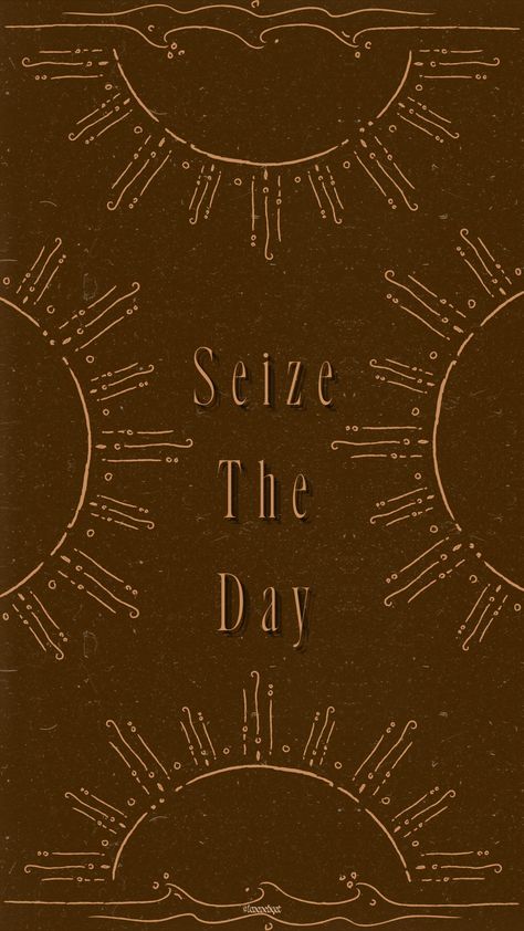 Golden Brown Aesthetic Wallpaper, Aesthic Brown Wallpaper, Seize The Day Wallpaper, Seize The Day Aesthetic, Seize The Day, Hipster Aesthetic, Iphone Wallpaper Classy, Beige Wallpaper, Brown Wallpaper