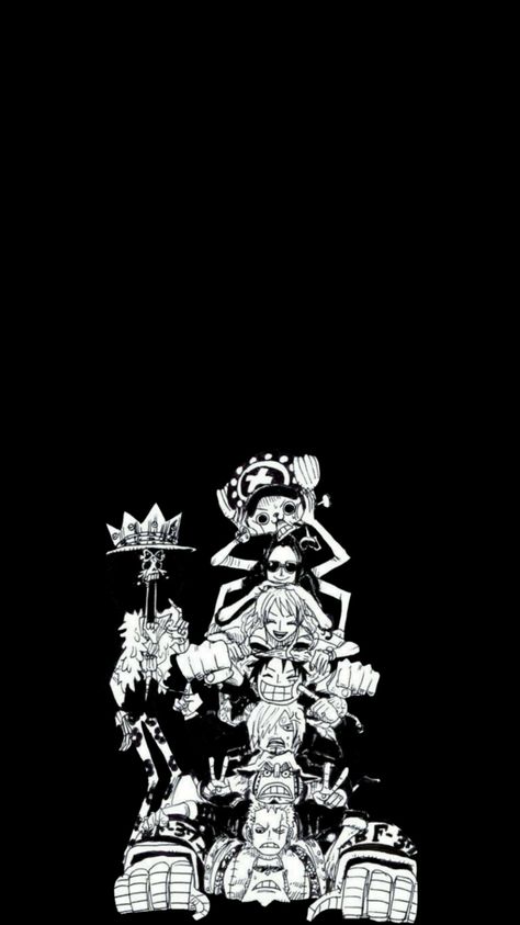 One Piece Black Wallpaper, Shp Crew, Wallpaper Backgrounds Black, One Piece Black And White, Black And White Wallpaper Iphone, One Piece Movies, One Piece Cartoon, Black Wallpaper Iphone Dark, Iphone Wallpaper Landscape