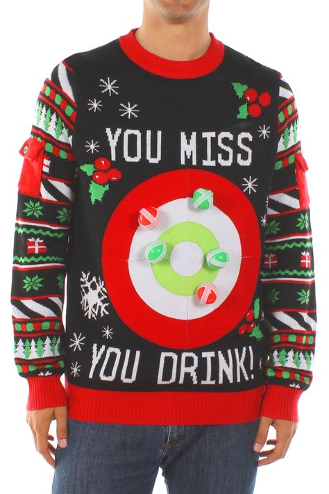 Christmas Clothing | Tipsy Elves | Tipsy Elves Ugly Christmas Tshirts, Ugly Sweaters Ideas, Ugly Sweater Outfit Women, Bad Christmas Sweaters, Ugly Sweater Outfit, Inappropriate Christmas Sweaters, Ugly Sweater Party Ideas, Creative Ugly Christmas Sweater, Ugliest Christmas Sweater Ever