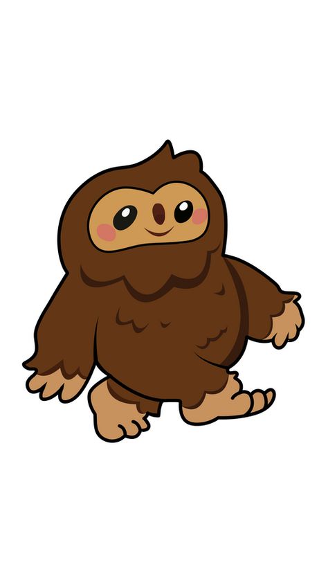 Our fanart Bigfoot Cryptid Sticker is a legendary creature also known as Sasquatch. This mystical creature is described as a big humanoid beast, which is said to have a muscular build, covered in... Bigfoot Cartoon, Mystical Creature, Reddish Brown Hair, Chrome Web, Legendary Creature, Mystical Creatures, Stickers Packs, Cute Stickers, Chibi