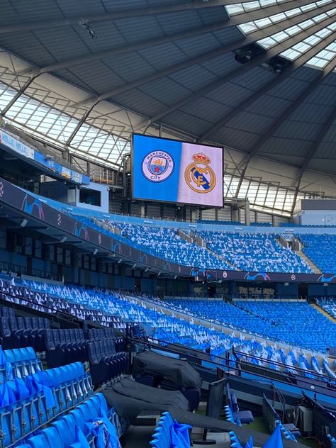 Stadium Manchester City, Man City And Real Madrid, Mancity Vs Real Madrid, Real Vs Man City, Teal Madrid, Man City Stadium, Man City Vs Real Madrid, Manchester City Stadium, Real Madrid Stadium