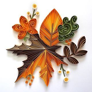 #autumnleaves #quilling #quillingart #paperquilling #paperart #papercut #paperlove #paperartist #artistoninstagram #tiffanyjoy Art Ideas Pictures, Quilling Art Ideas, Fall Quilling, Quilling Leaves, Quilled Tree, Easy Paper Crafts For Kids, Paper Quilling Flowers, Quilling Christmas, Paper Quilling Patterns