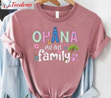 Lilo And Stitch Halloween, Disney Gifts For Adults, Stitch Shirts, Lilo And Stitch Disney, Disney Trip Shirts, Stitch Halloween, Ohana Means Family, Dirty 30, Family Shirt