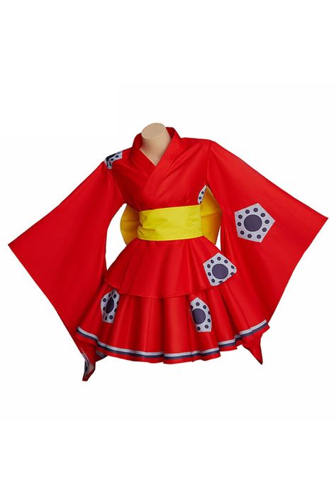 PRICES MAY VARY. ulesoke Anime Monkey D Luffy Cosplay Costume Luffy Lolita Dress Kimono Robe Skirt Outfits Halloween Suit Women with Belt Material: Satin, composite leather, spandex cloth,Very Comfortable to wear Package： Dress + Belt Great gift for Monkey D Luffy fans. Suitable for photograph, Halloween, cosplay costume, Christmas costumes, theme party etc. Please check the size information before buying. If you have any questions, you can contact us at any time, we will reply you within 24 hou Cosplay Luffy, Zoro Cosplay, Luffy Cosplay, Costume Carnaval, Halloween Suits, Dress Kimono, Anime Inspired Outfits, Anime Dress, One Piece Outfit