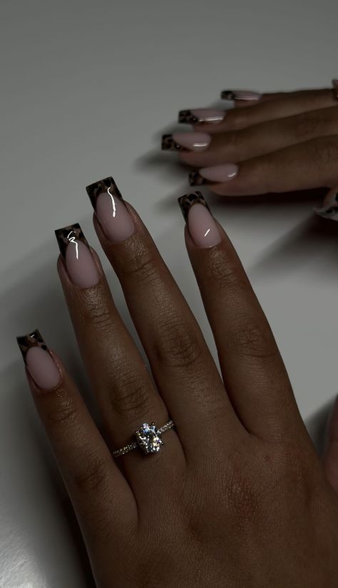 Simple Square Nail Designs, Square Acrylic Nails Black, Black Nail Designs Square, Nail Black, Square Nail Designs, Visual Board, Military Ball, Black Nail Designs, Square Acrylic Nails