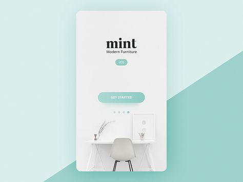 Mint - Modern Furniture Store App Mint Mobile, Nordic Color, Homemade Furniture, Modern Furniture Stores, Mobile App Ui, App Logo, Creative Furniture, Steel Furniture, User Interface Design