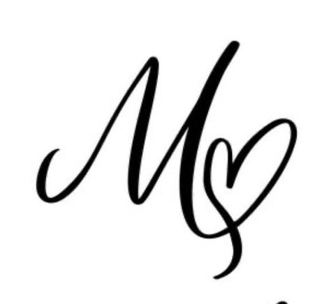 Lorelei Aesthetic, Signature Letters, In Loving Memory Tattoos, Little Miss Characters, M Tattoos, M Letter, Initial Tattoo, Cute Sketches, Memorial Tattoos