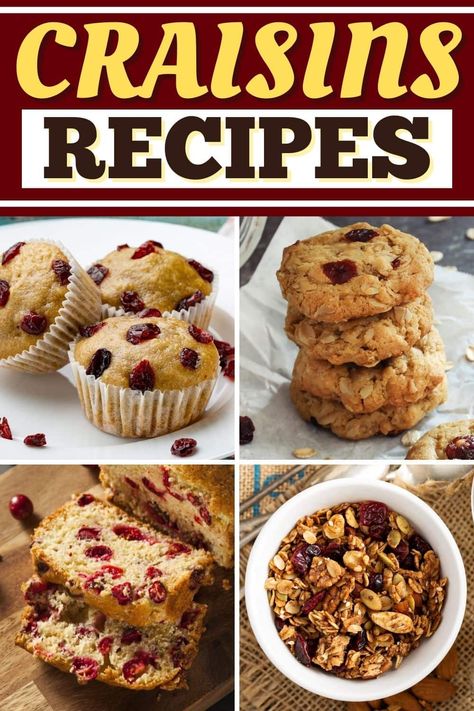 Craisin Nut Bread, Craisin Muffins Dried Cranberries, Cranraisin Muffins, Craisin Muffins Recipes, Desserts With Dried Cranberries, Dried Cranberry Recipes Easy, Recipes Using Craisins, Cranberry Bread With Dried Cranberries, Craisins Recipes Dried Cranberries