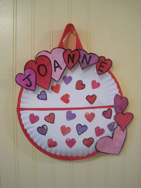 Kid’s Valentine Card Holder · Lesson Plans | CraftGossip.com Pumpkin Painting Ideas For Kids, Valentines Card Holder, Pumpkin Coloring, Painting Ideas For Kids, February Crafts, Pumpkin Painting Ideas, Preschool Valentines, February Valentines, Valentine Crafts For Kids