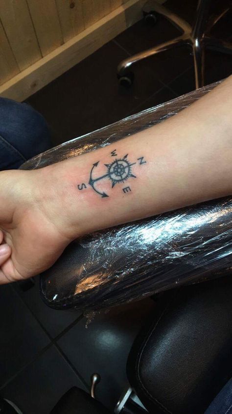 First tattoo Campus Tattoo For Men, Campus Tattoo, Cool Little Tattoos, Motherhood Tattoos, Casino Tattoo, Wife Tattoo, Compass Tattoo Design, Type Tattoo, Faith Tattoo