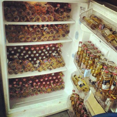 <3 Full Fridge, Great Jokes, Beer Fridge, Young Wild Free, Drink Up, Adult Drinks, Happy Hour, Party Time, Morning Coffee