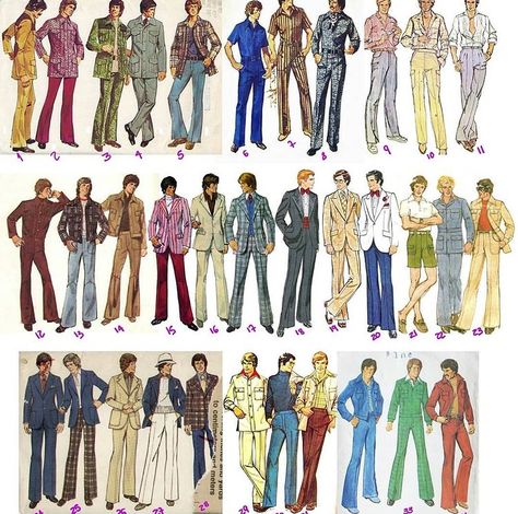 70s Party Outfit Men, 70s Fashion Men Disco, 70s Sketches, Retro Disco Outfit, Disco Outfit Men, 70s Black Fashion, 70s Party Outfit, 70s Boys, 70s Fashion Men