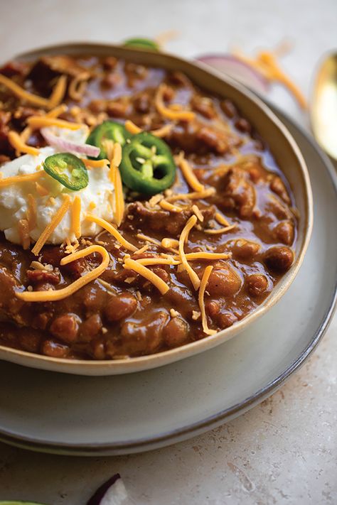 Tri-tip Chili | november-2022-four-chili-recipes-your-mouth-will-love-you-for-541 | Maria Leach November22 Tri Tip, Chili Recipes, Chili, Good Food