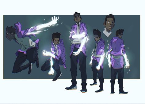 Super Hero Costumes Design Male, Hero Suits, Arcane Magic, Hero Ideas, Character Artwork, Super Powers Art, Magic Design, Black Cartoon Characters, Black Anime Characters