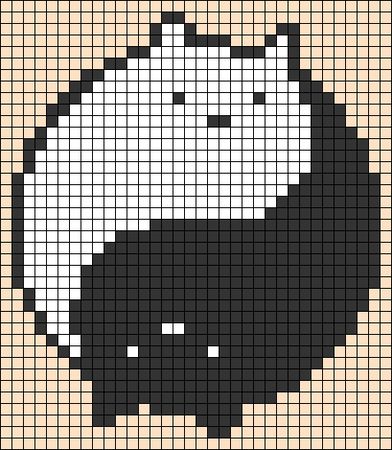 Color Block Cross Stitch, Crochet Tapestry Totoro, Pixel Crochet Pattern Anime, Crochet With Pixel Grids Ideas, Anime Pixel Art Grid Black And White, Pixel Art For Minecraft, Cross Stitch Template, Crochet Patterns Anime, Tapestry Crochet Easy