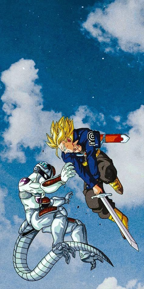 Trunks Vs Frieza, Saga Dragon Ball, Dbz Wallpapers, Dragon Ball Z Iphone Wallpaper, Dragon Wallpaper Iphone, Image Dbz, Ball Aesthetic, Monkey Pictures, Anime Boy Sketch