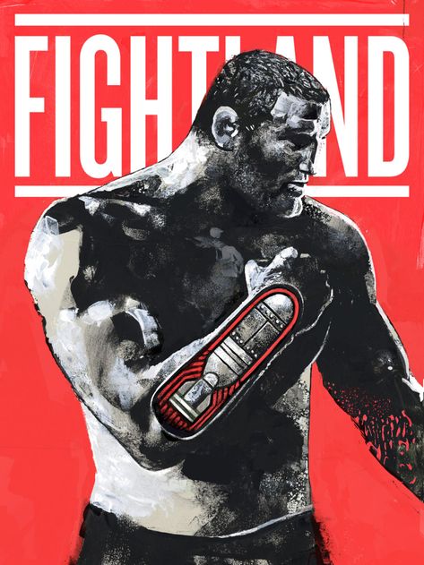 Gian Galang on Behance Dan Henderson, Boxing Posters, Ju Jitsu, Mixed Martial Arts, Illustrations And Posters, Floral Illustrations, Muay Thai, Box Art, Ufc