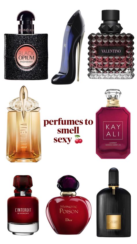 perfumes, scents, seductive scents Perfumes To Smell Seductive, How To Smell Seductive On A Budget, Best Scent Combos, Perfume Hacks, Her Perfume, Seductive Perfume, Perfume Aesthetic, Fragrance Lab, Fragrances Perfume Woman