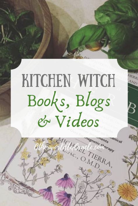 BIG List of Kitchen Witch Books, Blogs and Resources Kitchen Witch Books, Kitchen Witch Essentials, Kitchen Witch Grimoire, Kitchen Witch Tips, Witchy Kitchen Ideas, Intuition Practice, Kitchen Witch Aesthetic, Witch's Cottage, Kitchen Witch Recipes