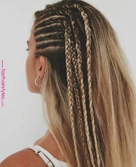 Elegant Side Braid Hairstyles for Female - Braided Hair Style Ideas Side Braid Hairstyles, Evening Hairstyles, Luxy Hair, Vlasové Trendy, Festival Hair, Side Braid, Cornrow, Long Blonde, Hair Images