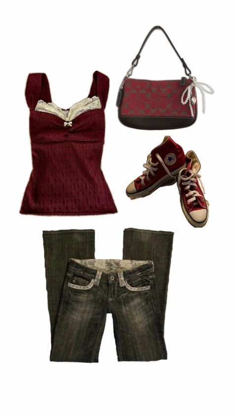 Fashion , Style , fits , ideas , inspo , what to wear , ootd , vintage , casual , Elena Gilbert , 2000s style , 2000s street wear , thrift  , outfit , aesthetic 2000s Fashion Outfits Casual, Elena Gilbert Outfit, 2009 Aesthetic, Thrift Outfit, Muse Of Music, Ootd Vintage, Fits Ideas, 2000s Style, 2000s Outfits