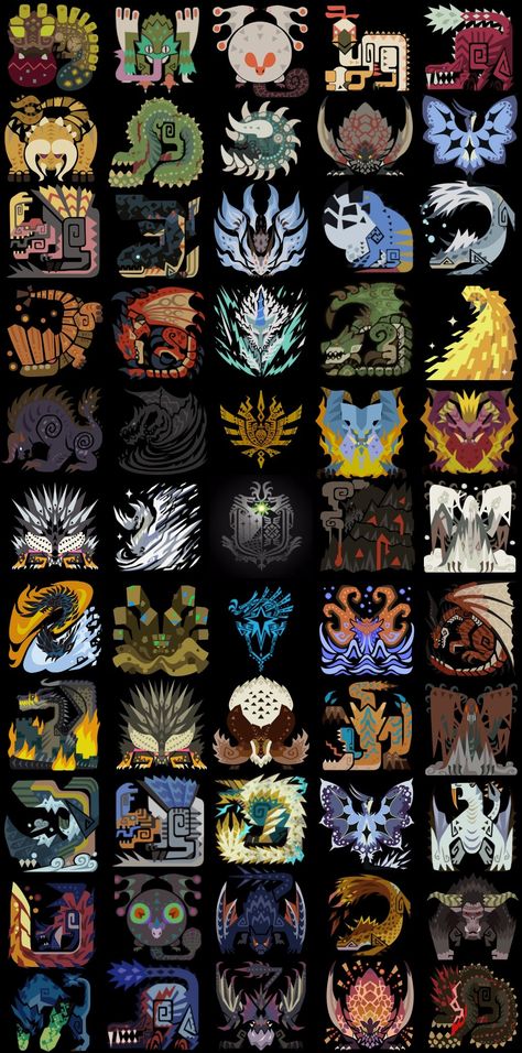 Monster Hunter Zinogre Art, Monster Hunter Monster Concept Art, Monster Hunter World Creatures, Monster Hunter World Monsters, Monster Hunter Monster Icons, Monster Hunter Symbols, Monster Hunter Icon Art, Monster Hunter Generations Ultimate, Monster Hunter Design