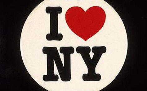 Milton Glaser's classic I Love NY logo, designed in 1977 as part of a tourism ad campaign. Link to a fascinating article with more about Glaser here. Though this design makes $30 million/year, he never earned any of the profits! Symbol For Love, Bug Clothing, Nyc Holidays, Destination Branding, I Love New York, New York Logo, Milton Glaser, I Love Nyc, Social Art