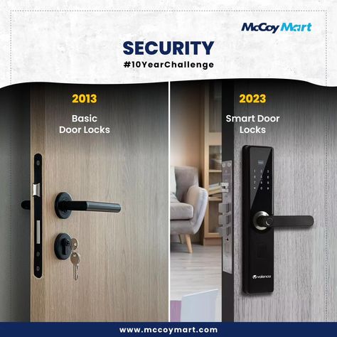 Creative Ads for Smart Locks & Smart Lockers. Smartlock Door, Smart Home Poster, Ambient Ads, Bank Ads, Iot Security, White Mansion, Banks Ads, Door Lock System, Door Handle Design