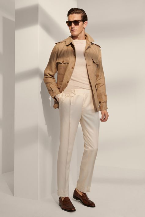 Ralph Lauren Spring 2020 Menswear Collection - Vogue Evening Suit, Cashmere Blazer, Ralph Lauren Menswear, Italy Outfits, Male Fashion Trends, Ralph Lauren Purple Label, Menswear Fashion, Menswear Collection, Gentleman Style