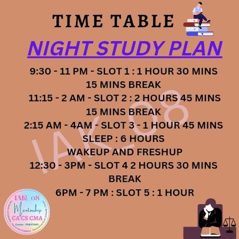 Brown background with night study exam time table for more than 9 hours Late Night Study Time Table, Time Table For Studying Template, Night Owl Study Routine, Studying Routine, Study Timetable Template, Emo Haircut, Night Before Exam, Best Time To Study, Study Time Table