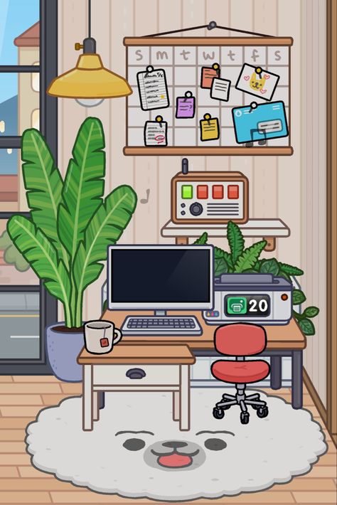 Office in toca boca Toca World Office Idea, Office Ideas Toca Boca, Toca Boca Desk Ideas, Toca Boca Office Ideas, Toca Boca School Ideas, Toca Boca School, Toca Designs, Toca Houses, Toca Life World Aesthetic Pfp