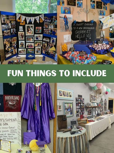 Graduation Table Ideas, Graduation Display Table, Graduation Picture Display, Graduation Gift Table, Graduation Photo Boards, Graduation Picture Boards, Graduation Party Picture Display, Graduation Display, Boys Graduation Party