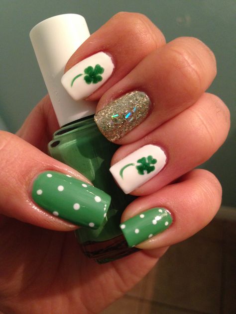 St Patricks Nail Designs Short, Pink St Patricks Day Nails, St Pat Nails, Nails St Patrick’s Day, At Patrick’s Nails, St Patrick Nail Designs, Saint Patrick Nails, Patty Day Nails, St Patrick’s Nails