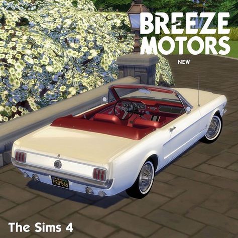 The Sims 4 Cars by Breeze Motors. Best Cars for The Sims 4. High Quality cars for The Sims 4. 1965 Ford Mustang Convertible, Sims 4 Cars, Sims 4 Tsr, The Sims 4 Skin, 1965 Ford Mustang, Sims Packs, Furniture Cc, Sims 4 House Plans, Ford Mustang Convertible