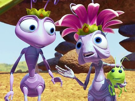 From Pixar’s A Bug’s Life (1998) Disney Stills, A Bugs Life Characters, Princess Ideas, Movies Family, A Bugs Life, Life Movie, Bugs Life, Disney Pixar Movies, A Bug's Life