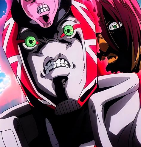 Diavolo Pfp Jojo, Doppio Pfp, Diavolo Pfp, Jojo Diavolo, Doppio Jojo, King Crimson Jojo, Jojo's Bizarre Adventure Stands, Jojo Stands, Horror Sans